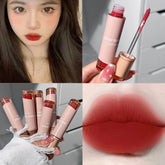 Yickyue 6 Color Waterproof Matte Pink Liquid Lipstick Long Lasting Non-stick Cup Nude Red Lip Tint Velvet Lip Glaze Lips Makeup Cosmetic