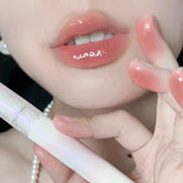 Yickyue Bubble Mirror Water Lip Gloss Waterproof Lasting Transparent Glass Lip Glaze Moisturizing Color Rendering Lipsticks Lips Makeup