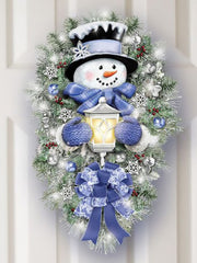 2022 New Year Christmas Decoration Stickers for Home Outdoor Window Snowman Wreath Xmas New Year Door Wall Party Decoration 2023
