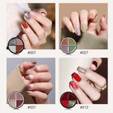 4 Colors Japanese Style Solid Color Gel Nail Polish Painting Gel Soak Off UV LED Cream Gel Varnish for Nail Art DIY Nail Design