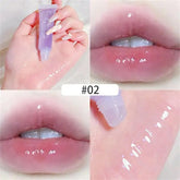 Yickyue Transparent Lip Oil Water Light Glass Lip Gloss Shimmering Colorless Layered Lipstick Lip Glaze Moisturizing Lip Balm Makeup