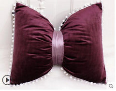 purple style heart/star/knot shaped back cushion bed throw pillow car living room lady gift home decoration