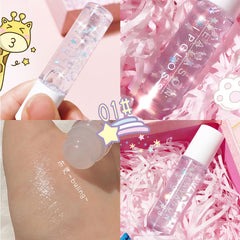 Bulk Clear Lipgloss Base Moisturizer Lips Oil Nutritious Glitter Liquid Tint Lip Glaze Wholesale Transparent Lip Gloss Makeup