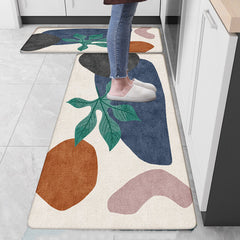 Modern Kitchen Mat Long Strip Anti-slip Absorbent Hallway Cushion Tatami Carpet Toilet Bathroom Entrance Doormat