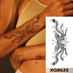 YICKYUE - Butterfly Temporary Tattoos for Women, Fake Tattoos That Look Real and Last Long