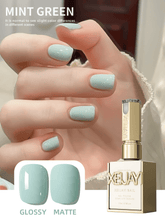 YICKYUE - 1Pc 15ML Mint Green Nail Gel Semi Permanent Nail Art Soaking UV LED Nail Salon DIY Nail Salon Gel For Spring And Summer