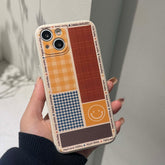 Label smiley cute shockproof silicone soft phone case for iphone 12 mini pro max 11 13 promax 7 8 plus x xr xsmax cartoon smile