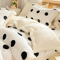 Yickyue Winter thickened lamb fleece blanket air-conditioned nap blanket quilt cover multi-purpose bedding