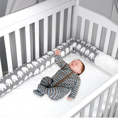High Quality Print Bubble Velvet Crib Bumper Soft Cozy Baby Bedding Around Bumpers Newborn Kid Protector Pillow Bebe Room Decor