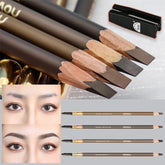 YICKYUE - 2 in 1 Eyebrow Pencil Tattoo Professional Microblading Pen Waterproof Eyebrow Enhancers Sweat Proof Natural Lasting Eyebrow Pen