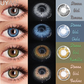 YICKYUE - 1 Pair Colored Contact Lenses for Eyes Brown Lenses Blue Lenses Gray Eye Contact Fashion Lenses Free Shipping