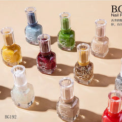 YICKYUE Micro Gel Nail Polish No Bake Non-peel Nail Polish Fast Drying 48 Colors Large Capacity 14ml Long Lasting Oily No Bake