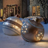 Christmas Ball Outdoor Inflatable 60cm Decoration Gift Xmas Home Toy Garden Christmas Tree New Year Gift Outdoor Inflatable Toys