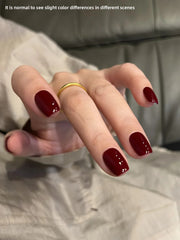 YICKYUE - 1pc 15ml Hawthorn Red Gel Nail Polish Starter Pure Soak Off No Wipe Nail Gel Polish Suitable For All Seasons