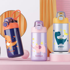 350ml High Quality Kids Thermos Mug Double Stainless Steel Cartoon Vacuum Flasks Children Cute Thermal Water Bottle Tumbler
