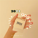 Korean Version of Super Mini Version of Super Simple Desktop Cute Ornaments 2022 Calendar Desk Calendar Portable