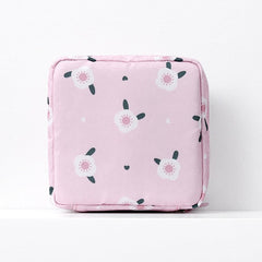 OYOREFD Waterproof Tampon Storage Bag Cute Sanitary Pad Pouches Portable Makeup Lipstick Key Earphone Data Cables Organizer