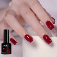 YICKYUE - 8ml Gel Nail Polish Rose Pink Red Gray Burgundy Nails Art Soak Off UV/LED Manicure Semi Permanent gel polish