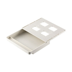 Under Desk Drawer Adhesive Storage Box For Office Pen Holder Hidden Sorting Box Kitchen Knife Fork Storage Tray Organizer
