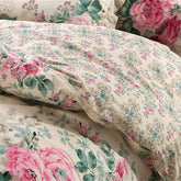 YICKYUE - Korean Style 100% Cotton Bedding Comforter Cover Set with Pillowcase Flower housse de couette 220x240 Duvet Cover set King Siz