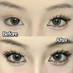 YICKYUE - Mix 3D Fluffy Single Cluster Eyelash Extension 12 Rows Fox False Eyelashes Segmented Natural Mink Fox Eye Effect Makeup Tools