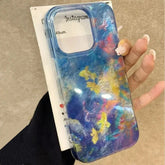 YICKYUE For iPhone 16 Pro Case Gradient Goldfish Butterfly Phone Case for IPhone 16 15 14 13 12 11 X XR Xs SE2 SE 8 7 Plus Pro Max Cover