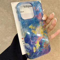 YICKYUE For iPhone 16 Pro Case Gradient Goldfish Butterfly Phone Case for IPhone 16 15 14 13 12 11 X XR Xs SE2 SE 8 7 Plus Pro Max Cover