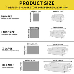 YICKYUE - Luxurious Chenille Sofa Cover with Geometric Pattern - Non-Slip, Cat Scratch Resistant, All-Season Couch Protector Blanket, Beige with Brown Circles, Ideal for Living Room & Bedroom Decor