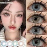 YICKYUE Brown Colored Contact Lenses for girls Contact lenses Fashion Contacts Gray Eye Lens Beautiful Blue Pupils