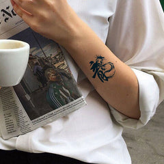 1PC Juice Waterproof Temporary Tattoo Sticker Men Women Hand Waterproof Fake Tattoo Flash Semi-Permanent Tattoo