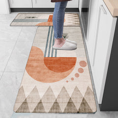 Modern Kitchen Mat Long Strip Anti-slip Absorbent Hallway Cushion Tatami Carpet Toilet Bathroom Entrance Doormat