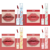 Yickyue Hot Mirror Lipstick Glitter Sexy Lip Plumper Long Lasting Shiny Lip Gloss Lip Tint Makeup Moisturizing Lipgloss Shimmer Cosmetic
