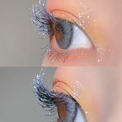 1pcs Diamond Shiny Charm Mascara Volume Waterproof Curling Eyelashes Extension Cosmetics Makeup Silk Quick Dry Glitter Mascara