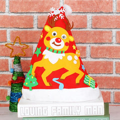 Handicrafts Christmas Socks Hat Kindergarten Children's Toys Crafts Decorate Kids Supplies Gift Bag Girl Boy Educational Toys