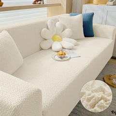 YICKYUE - Thick Sofa Cover for Living Room Elastic Jacquard 1/2/3/4 Seater Sofa Cover L-shaped Corner Sofa Cover