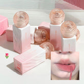 YICKYUE - Matte Velvet Lip Glaze Summer Lovely Lip Mud Matte Lipstick Pink Red Lip Gloss Tint Waterproof Non-Stick Cup Korean Cosmetic New