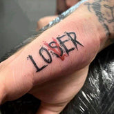 Waterproof Temporary Tattoo Letters English Body Art Fake Tattoo Flash Tatto Arm Leg Male Female