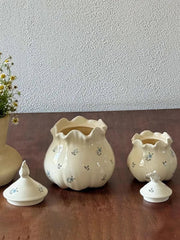 YICKYUE - Flower Ceramic Vase, Living Room Decoration, Dining Table, Desktop Storage Jar, Home Furnishing Decoration