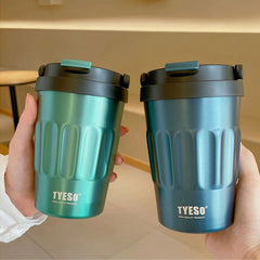 400/500ml Luxury Thermal Cup Coffee Mug Stainless Steel Insulated Water Tea Beer Bottle Travel Vacuum Thermos Keep Heat Cold
