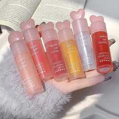 YICKYUE - Light Rich Watery Lip Oil Glitter Clear Transparent Glossy Lipstick Moisturizing Nourishing Hydrating Lippie Supple Lip Gloss