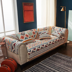 Bohemian Chenille Sofa Cover Four Seasons Universal Living Room Sofa Armrest Towel Anti-Slip Couch Slipcover Furniture Protector