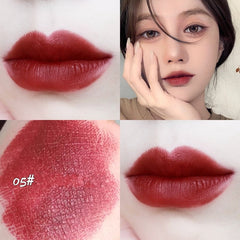 5 Colors Velvet Lip Gloss Waterproof Matte Clay Liquid Lipstick Makeup Long Lasting Not Fading Sexy Lip Tint Glaze Cosmetic