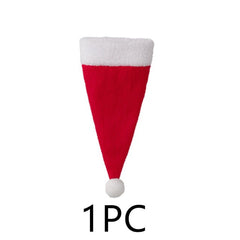 10pc Tableware Holder Bag Christmas Hat Christmas 2020 Christmas Decorations Home Decoration Accessories Kitchen Tableware Holde