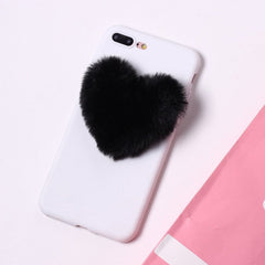 3D Love hair ball phone case for iphone 12 pro max xs max xr x 7 8 plus mini 11 soft silicone cover capa conque