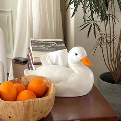 YICKYUE - Cute Cartoon Duck Tissue Box Paper Drawer Box Storage Box Living Room Desktop Office Decoration Kitchen Acceesories