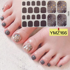 22 Tips/Sheet Nail Sticker Album Nail Designs Manicure Nail Accesoires Nail Art Stickers Nail Wraps DIY Women Salon Loveliness