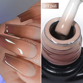 YICKYUE - 7ml Thermal Gel Nail Polish Sparkly Glitter 3 Layers Color Changing Gel Soak Off UV Painting Varnish Nail Art Design