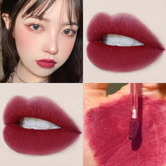 6 Colors Velvet Matte Lip Gloss Cute Duck Makeup Lip Glaze Beauty Cosmetics Long Lasting Waterproof Women Liquid Lipsticks