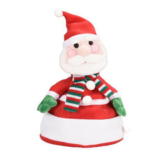 Cute Christmas Hat Glowing Hat Singing Dancing Cap Funny Doll Toy Cartoon Kawaii Plush Hat Toys Gift For Adult Kids Luminous Hat