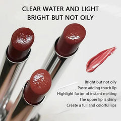 Yickyue Korean Non-stick Cup Lipstick Lasting Silky Moisting Velvet Lip Gloss Whitens Does Not Fade Water Mirror Lip Gloss Beauty Makeup